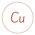 copper periodic symbol